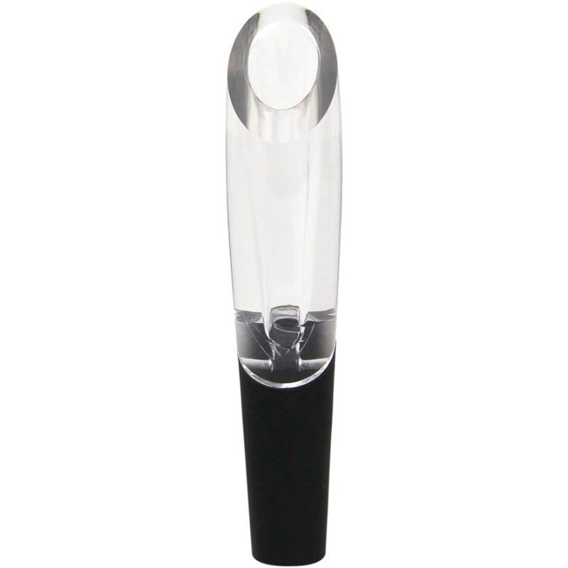 Verseur aérateur Vinturi On-Bottle en acrylique transparent avec embout noir