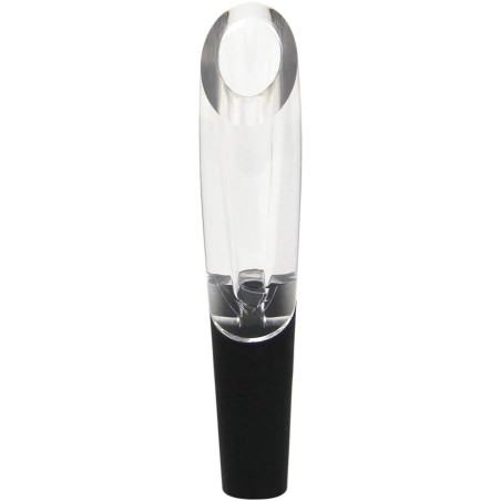 Verseur aérateur Vinturi On-Bottle en acrylique transparent avec embout noir