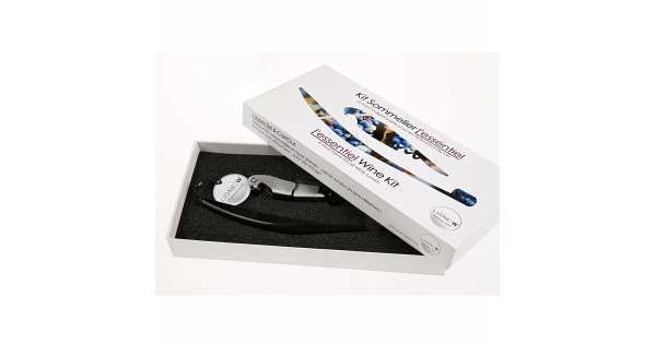 Coffret L’essentiel Ligne W ouvert avec les deux outils dans leurs logements