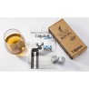 Pierres ollaires Täljsten avec boîte, sachet Cold Pack et verre de whisky