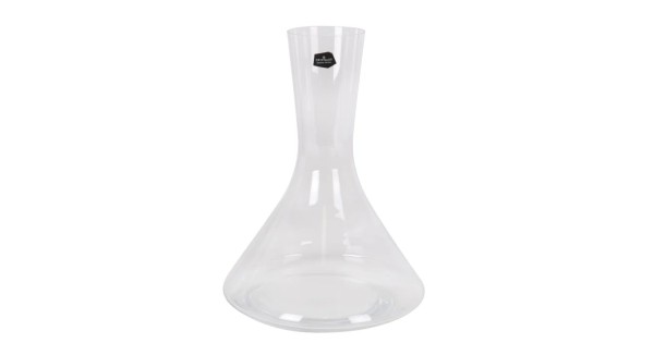 Carafe Classique Crystalex vue de face avec étiquette sur le col
