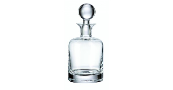 Carafe à whisky Duo 1 L Bohemia Royal Crystal avec bouchon boule transparent