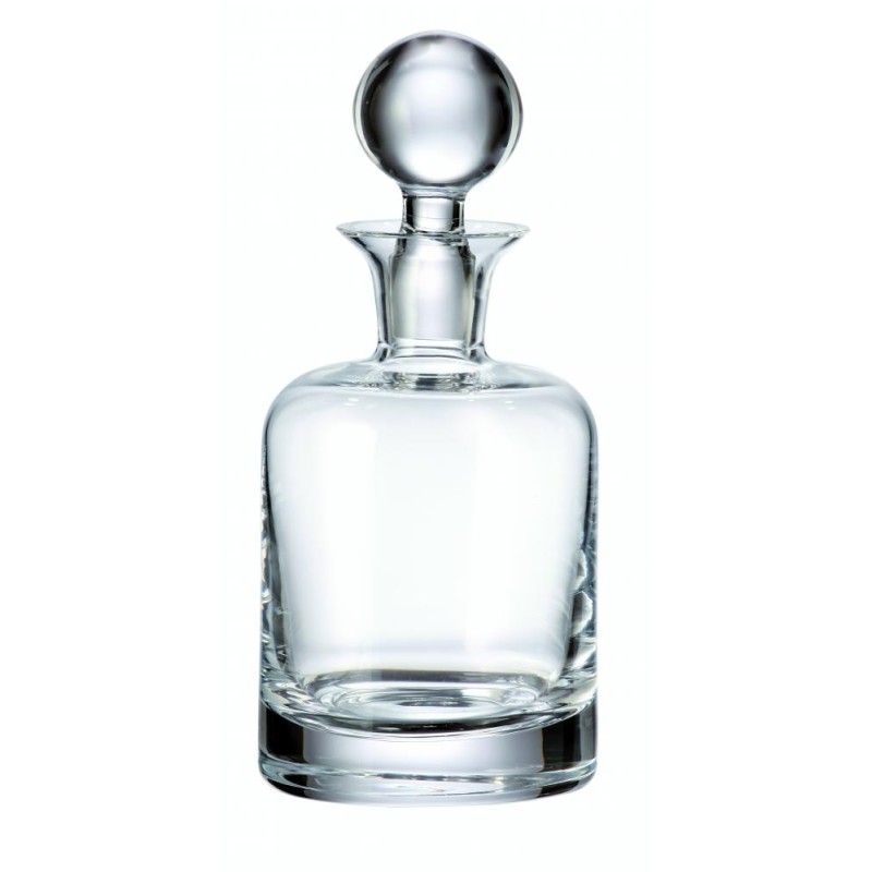 Carafe à whisky Duo 1 L Bohemia Royal Crystal avec bouchon boule transparent
