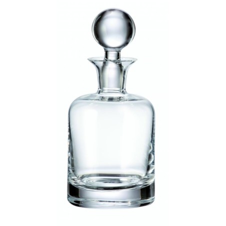 Carafe à whisky Duo 1 L Bohemia Royal Crystal avec bouchon boule transparent