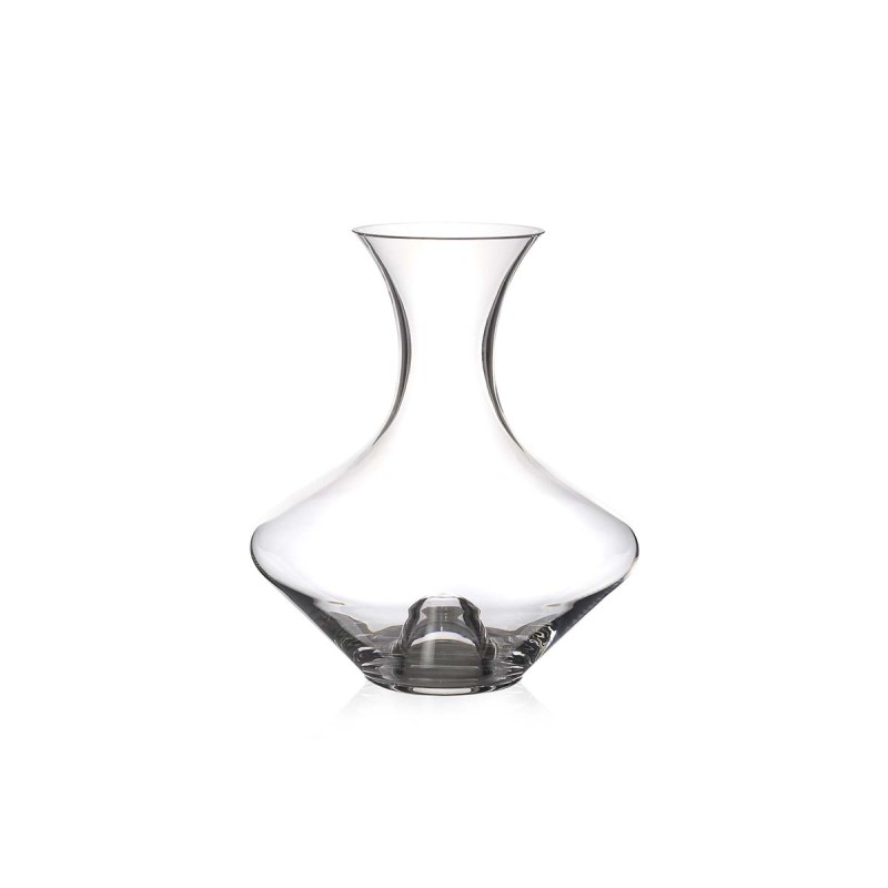 Carafe Diamond 1,85 L Bohemia Royal Crystal en forme de toupie à base facettée