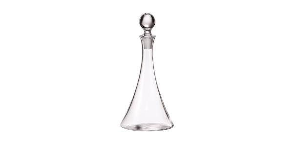 Carafe Pyramide 1 L Bohemia Royal Crystal avec long col et bouchon boule en verre