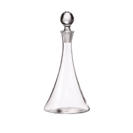 Carafe Pyramide 1 L Bohemia Royal Crystal avec long col et bouchon boule en verre