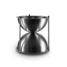 Crachoir Œnosablier Oenocom 4 L en inox avec entonnoir supérieur et tirants