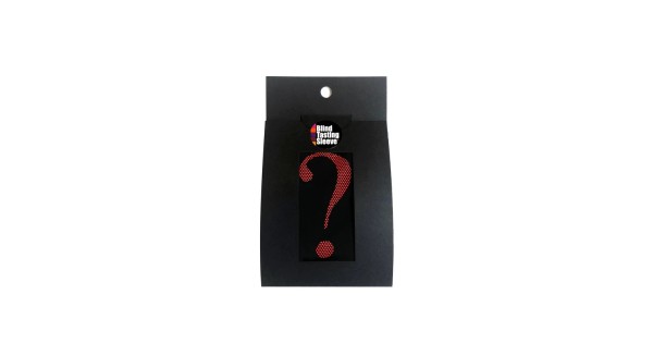 Emballage de la Blind Tasting Sleeve noire à repère rouge