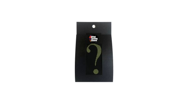 Emballage de la Blind Tasting Sleeve noire à repère vert acide