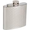 Flasque Haller 81128 en inox à relief nid d’abeilles et bouchon à vis attaché