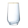 Gobelet haut Ultime Bord Or 40 cl Cristal d’Arques avec bord doré