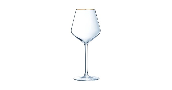 Grand verre à vin Ultime Bord Or 47 cl avec liseré doré