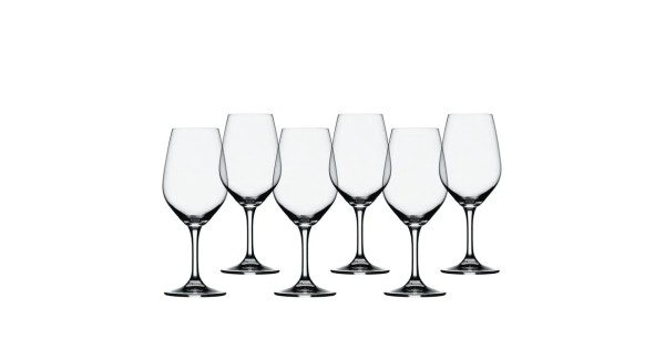Les six verres de dégustation Expert Spiegelau du lot