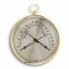 Thermo-hygromètre Climatherm TFA 45.2005 à deux aiguilles avec bordure et anneau en laiton