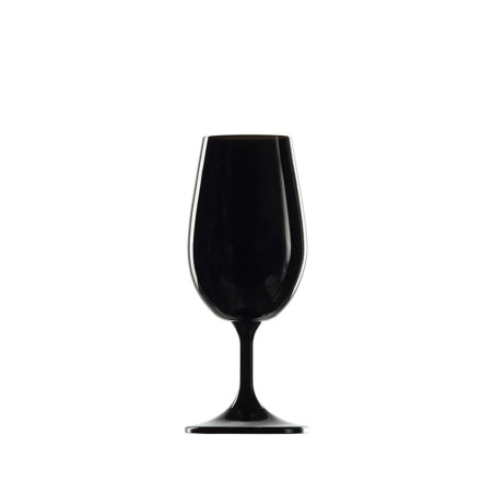Verre de dégustation INAO noir opaque 21 cl Lehmann, sur pied