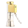 Ouvre-bouteille à champagne Descorjet Gold en inox avec tête dorée et poignée à levier
