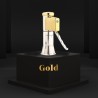 Descorjet Gold présenté sur un socle noir avec inscription Gold