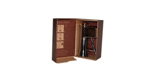 Descorjet Gold rangé dans sa boîte cadeau ouverte