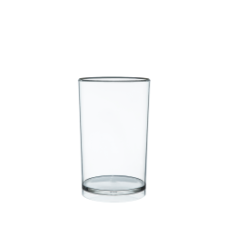 Seau à glace Pure Lehmann transparent pour une bouteille, présenté vide