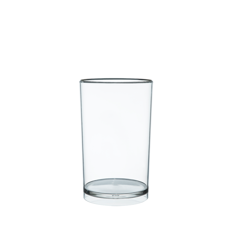Seau à glace Pure Lehmann transparent pour une bouteille, présenté vide
