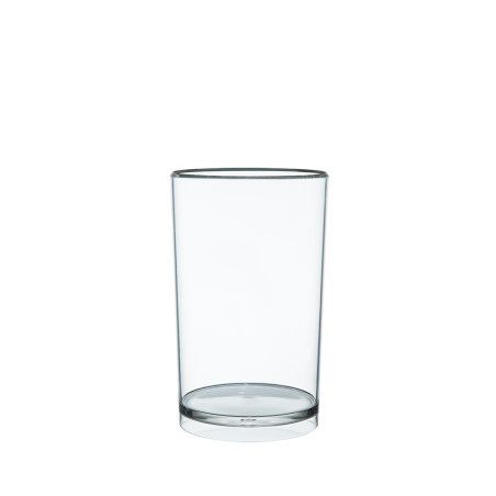 Seau à glace Pure Lehmann transparent pour une bouteille, présenté vide