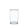 Seau à glace Pure Lehmann transparent pour une bouteille, présenté vide