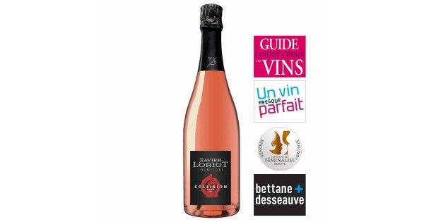 Champagne brut rosé Xavier LORIOT cuvée Collision
