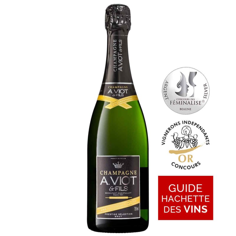 Champagne A. VIOT & Fils - Champagne Brut Prestige 100% chardonnay