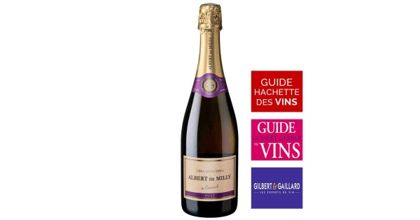 Champagne Albert de MILLY - Champagne Brut Rosé 75 cl