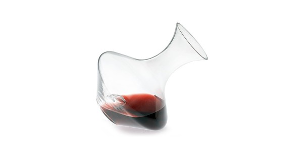 Achat carafe à vin DIAMANTE inclinable bec droit fond creux 1.7 L