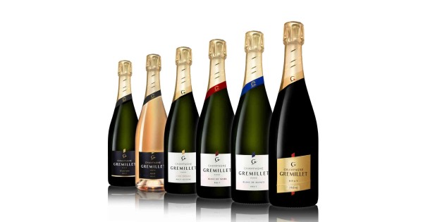 carton découverte champagne Gremillet 6 bouteilles gamme complète
