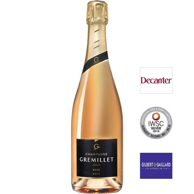 Bouteille champagne Gremillet rosé brut