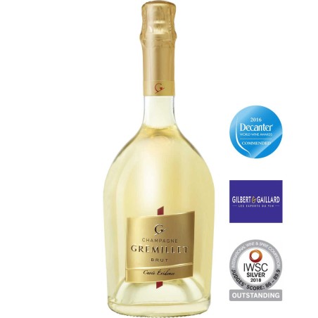 bouteille champagne Gremillet Cuvée évidence