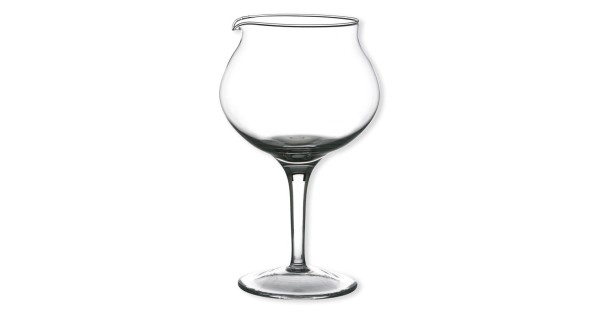 Carafe sur pied en forme de verre à Bourgogne 1.5L