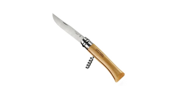 Couteau tire-bouchon OPINEL N°10 ouvert