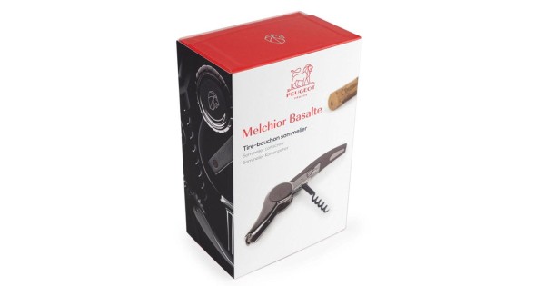 Coffret cadeau tire-bouchon MELCHIOR Basalte Peugeot
